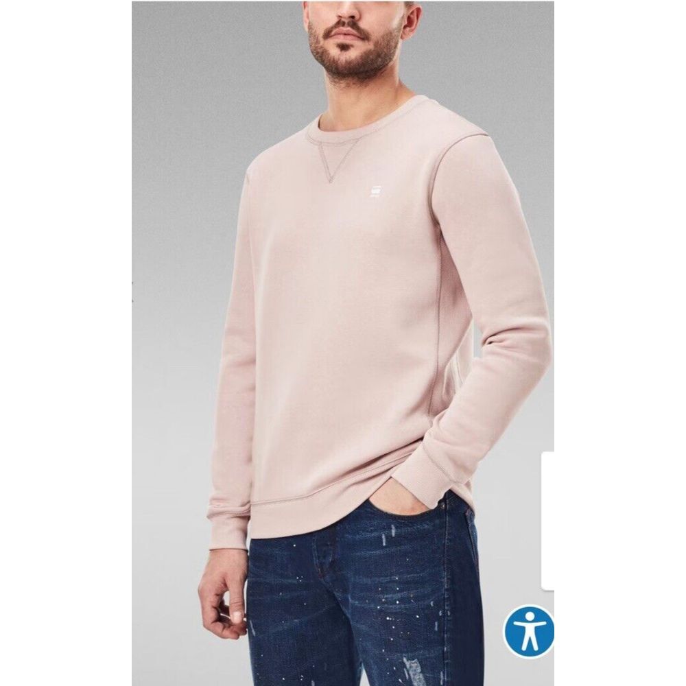 G-Star RAW Premium Core Sweater Streight Fit Recycled Sweat Fabric Men's Size S